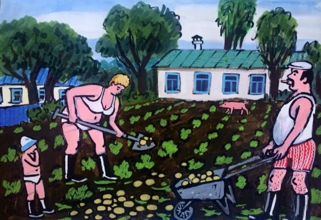 Простые советские моменты жизни в рисунках