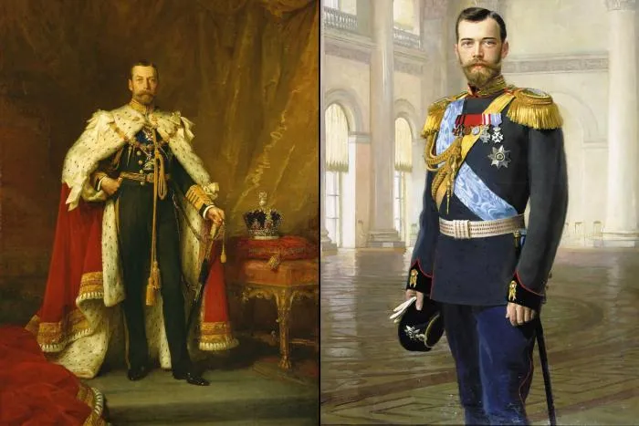 Почему Николай II и английский король Георг V очень похожи друг на друга? Какие родственные узы их связывали? Рассказываю подробно Почему Николай II и английский король Георг V очень похожи друг на друга? Какие родственные узы их связывали? Рассказываю подробно