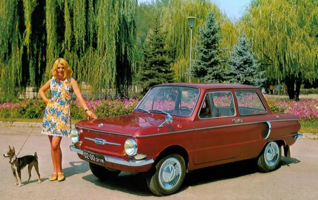 Автомобильная коммерческая фотография времен СССР