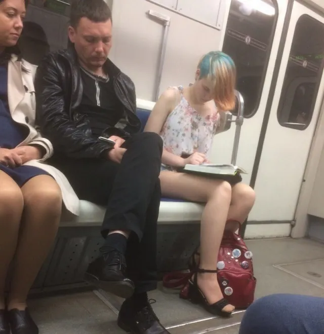 Чудаки модники и метро Чудаки модники и метро