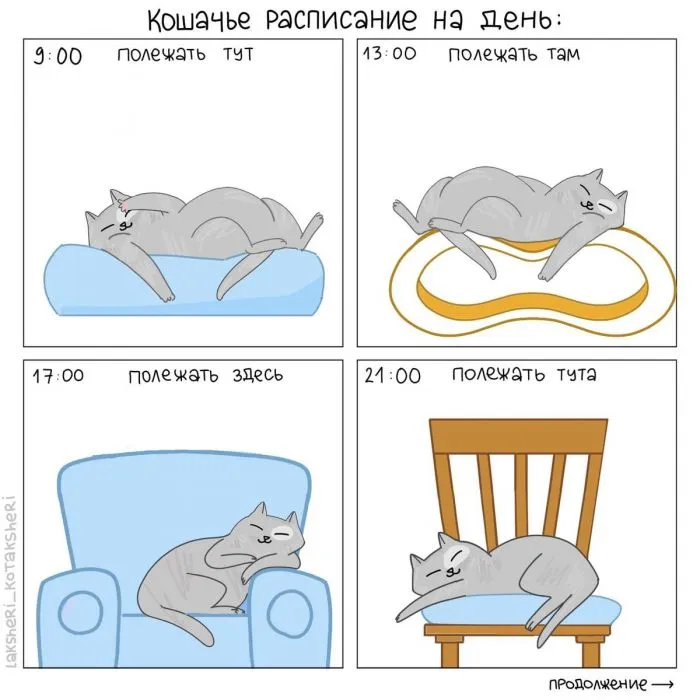15 забавных комиксов от художницы, которая живёт в доме с четырьмя котами 15 забавных комиксов от художницы, которая живёт в доме с четырьмя котами