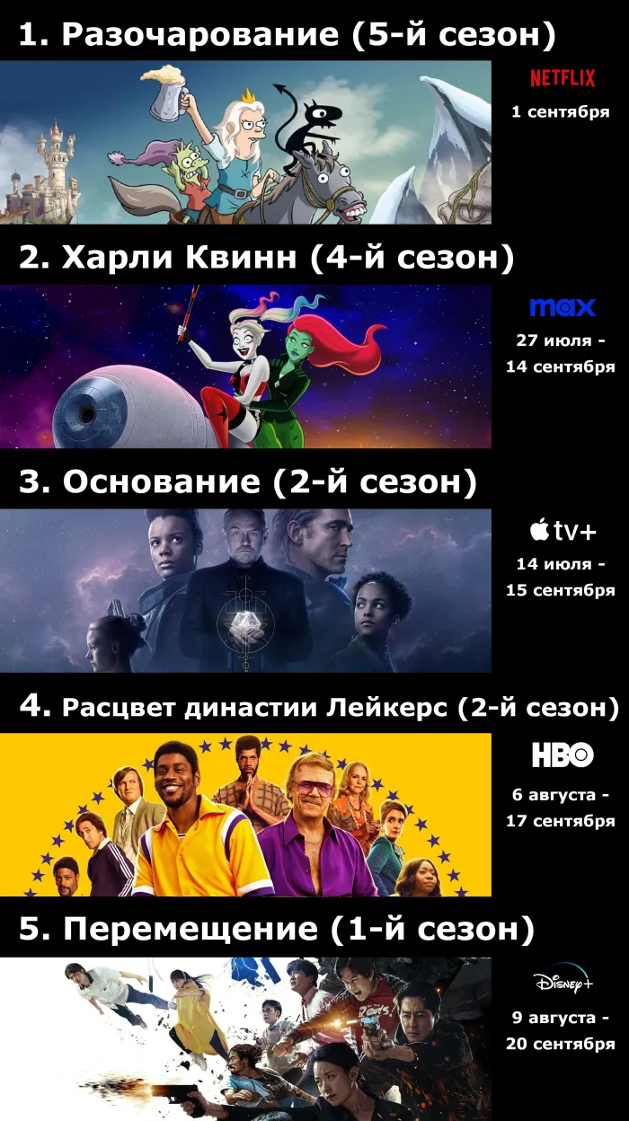 25 самых ожидаемых сериалов осени