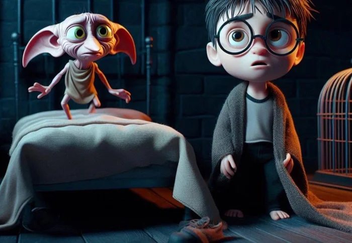 Pixar⁠⁠ стиль: Гарри Поттер и Тайная комната