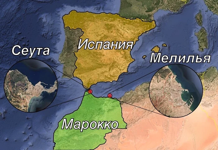 Грани мира: Откуда взялись испанские города на побережье Марокко? Тайны географии